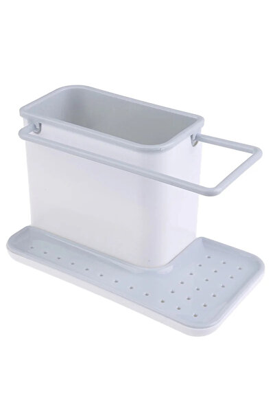 Choice4 Grey Shelf Organizer Kitchen Sink Appliance Rack Water Filter Storage...