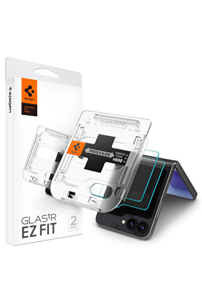 Spigen Samsung Galaxy Z Flip6 Glas.tR EZ Fit, διαφανές