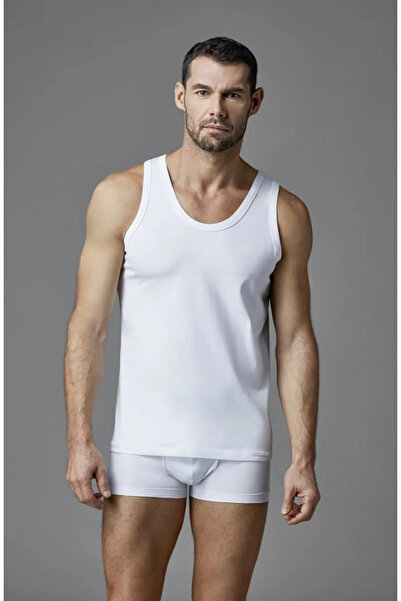 Dagi Men's 3-Piece Undershirts, 95% Cotton, 5% Elastane