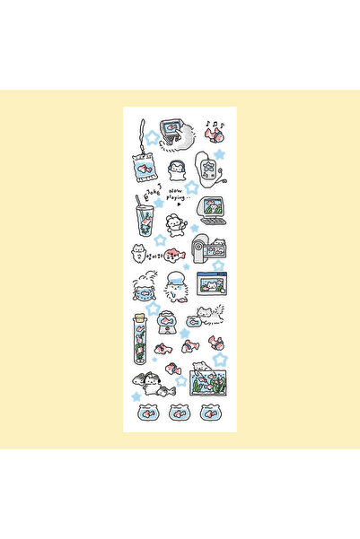 Choice5 04 Cartoon Stickers Korean Cute Graffiti Style Rabbit Stickers Kawaii...