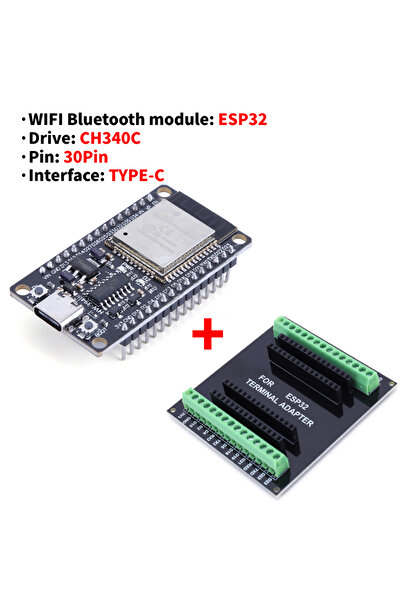 choice2 لوحة تطوير ESP32 من النوع C، وحدة واي فاي + بلوتوث، استهلاك طاقة منخف...