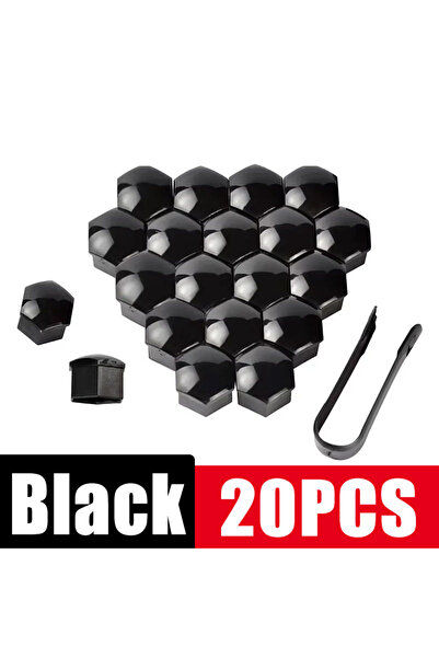 Choice30 17mm Black-20PCS 60/20PCS New 17/19/21mm Car Wheel Nut Caps Protecti...