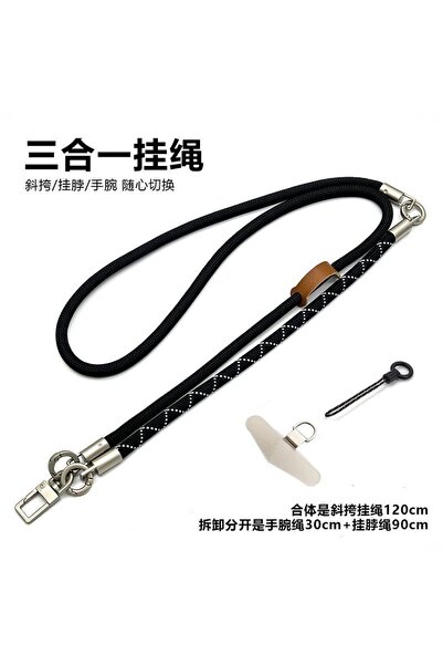 Choice8 حبل تعليق للهاتف المحمول متعدد الوظائف، مصنوع من بوليستر /النايلون ال...