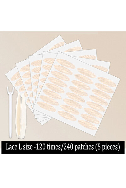 Choice Lace-L 240Pcs 240pcs Invisible double-fold eyelid tape, natural lace, ...