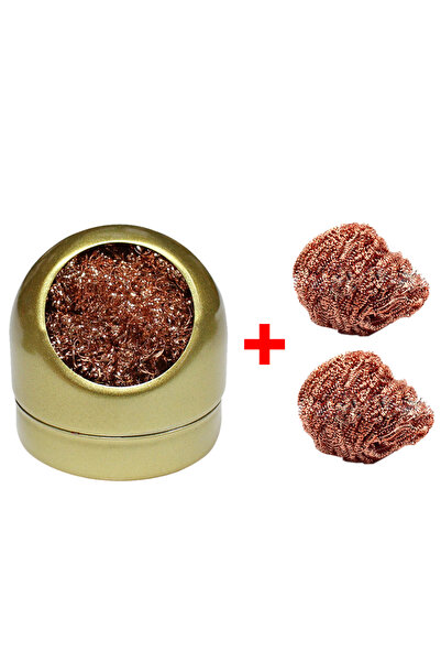 Choice8 Golden Set Soldering Iron Tip Cleaner Desoldering Cleaning Ball Weldi...