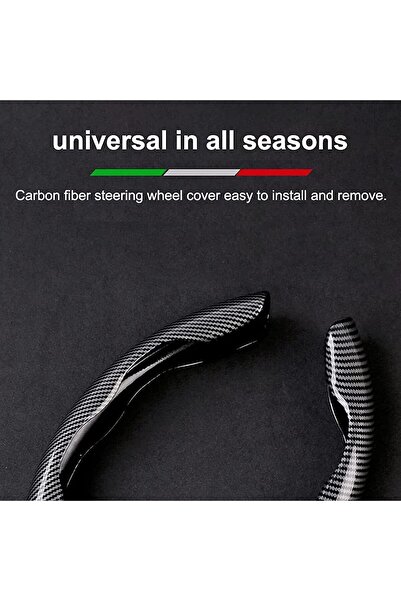 Aookay Carbon Fiber Steering Wheel Cover