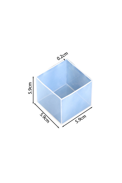 Choice4 Style 09 Clear Silicone Cube Molds Large Deep Square Epoxy Resin Mold...