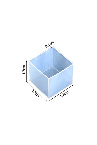 Choice6 قوالب مكعبات سيليكون شفافة من النوع 01، قالب راتنج إيبوكسي مربع كبير ...