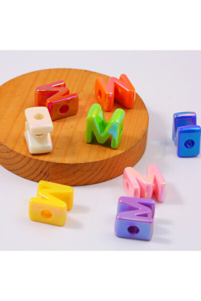 Choice85 Random 5Pcs letters M Random Colorful 5/10/15Pcs 26 Letters Acrylic ...