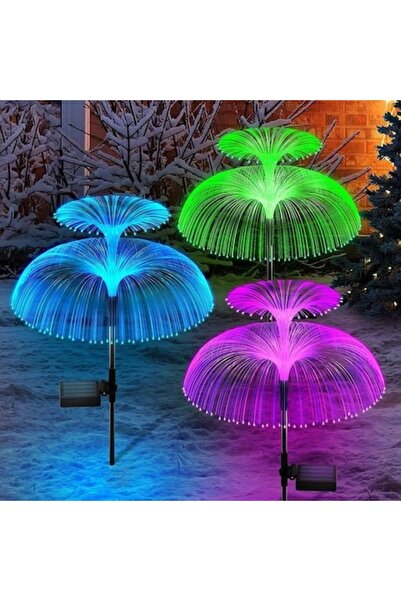 Welora 2 x Lampă solară decorativă, tip meduză, pentru grădină, cu lumină LED...