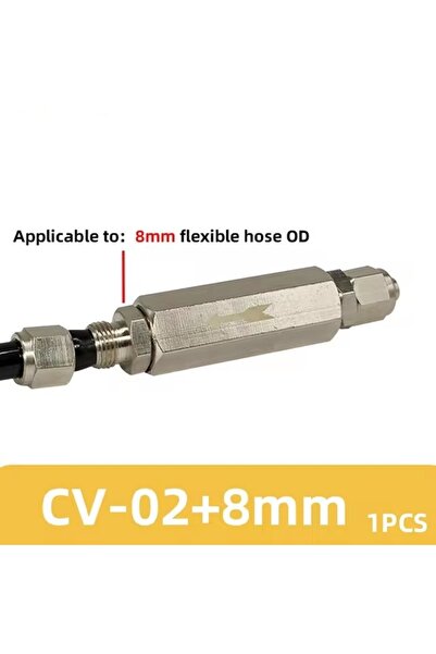 Choice6 8mm Pneumatic Check Valve Connector 6mm 8mm 10mm 12mm Air Hose Gas On...