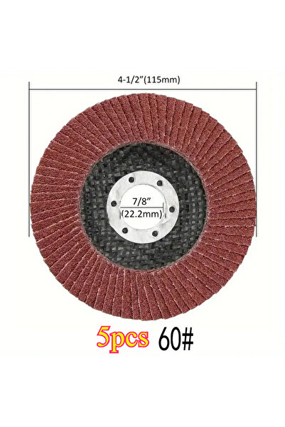 Choice3 5 قطع من أقراص الصنفرة ذات حبيبات 60، من 1 إلى 10 قطع من أقراص الصنفر...