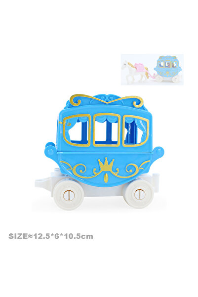 Choice9 عربة أميرة نموذج سيارة ألعاب تجميع للأطفال مكعبات بناء كبيرة قطع مرور...