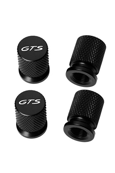 Choice4 أغطية صمامات إطارات عجلات سوداء لسيارات بورش GTS كايين كايمان بانامير...