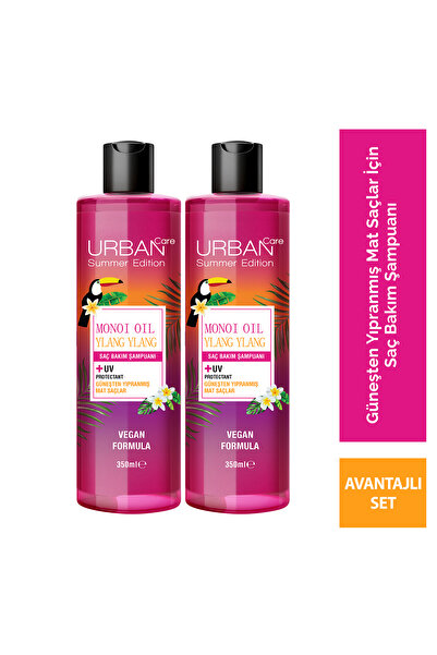 Urban Care Monoi Oil & Ylang Ylang Saç Bakım Şampuanı 350 ML x2