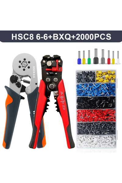 Choice1 6-6 BXQ 2000 قطعة أداة احترافية لفنيي الكهرباء، أداة تجريد الأسلاك، ق...