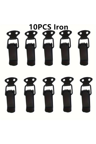 Choice1 10 قطع من الحديد الأسود، 10 قطع من الفولاذ المقاوم للصدأ، صناديق خزائ...