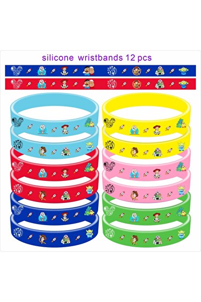 Choice16 12 قطعة من الأساور، هدايا وهدايا لحفلات أعياد الميلاد من توي ستوري، ...