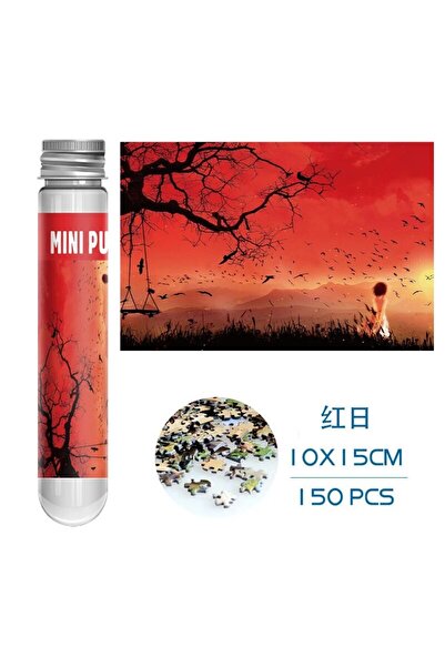 Choice5 أحجية الصور المقطوعة الصغيرة من ريد صن، 150 قطعة، أحجية أنبوب الاختبا...