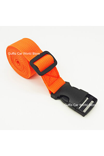 Choice3 Orange 1.5M Buckle Tie-Down Belt Cargo Straps for Car Motorcycle Bike...