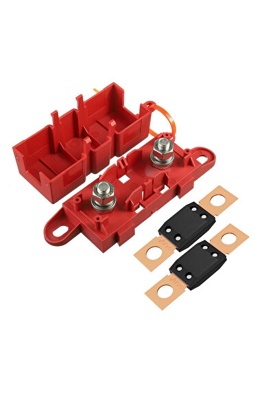 choice2 فيوز ميجا أحمر 250 أمبير، حامل فيوز مسطح من نوع ANL أسود، يُثبّت بمسا...