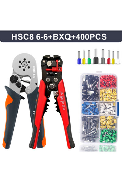 choice2 6-6 BXQ 400 قطعة أداة احترافية لعمال الكهرباء، لتقشير الأسلاك، وقطعها...