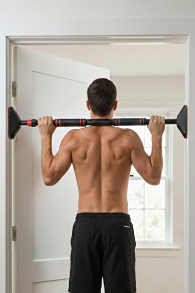 Onetick Ayarlanabilir Barfiks Demiri (Koridor) Su Terazili Kaymaz Sistem 94–1...