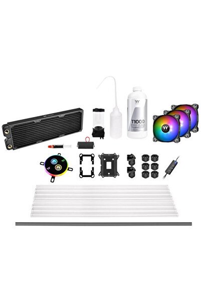 THERMALTAKE KIT DIY Pacific C360 DDC Răcoros cu apă cu tuburi rigide