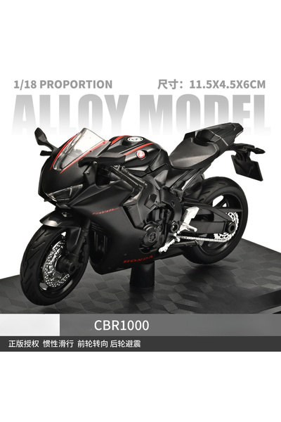 Choice6 CBR 1000RR Black 1:18 Hayabusa R1 GSX1000R CBR 1000RR Motorcycle Mode...