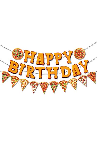 Choice banner-BA388 Delicious Pizza Disposable Tableware Plates Napkins Hangi...