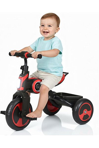 BAYBEE Spira Baby Tricycle for Kids with LED Light, Music , Storage Baskets &...
