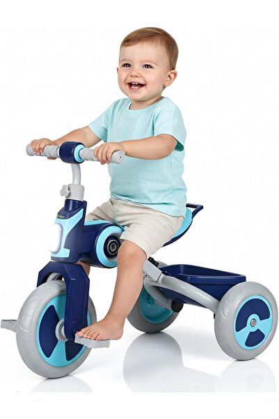 BAYBEE Spira Baby Tricycle for Kids with LED Light, Music , Storage Baskets &...