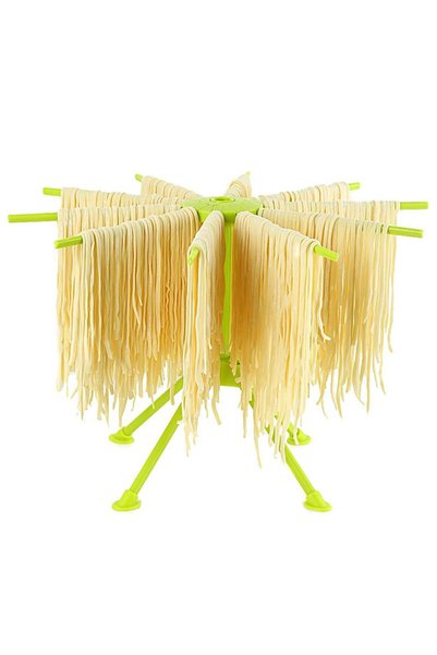 Choice WHITE Collapsible Pasta Drying Rack Kitchen Folding Homemade Fresh Spa...