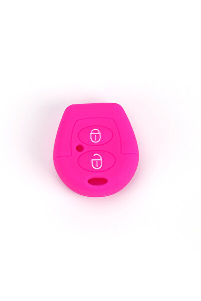 choice2 حافظة مفاتيح ذكية من السيليكون باللون الأحمر الوردي لسيارة فولكس فاجن...