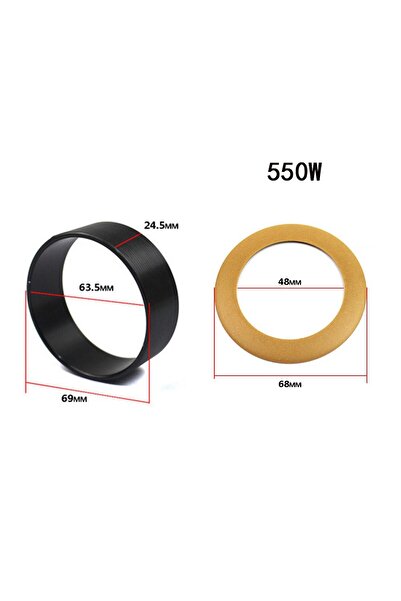 choice2 For 550W 2pcs/set Pump Piston Ring Oil-Free Mute Air Compressor Cylin...
