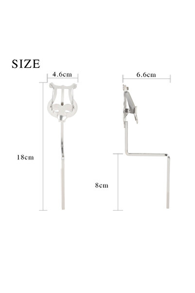 choice2 حامل نوتات موسيقية طويل لآلة الساكسفون ألتو، كلارينيت، ترومبيت، فلوت،...