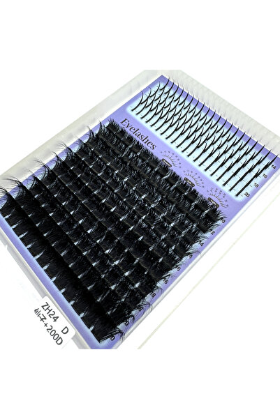 Choice9 14Rows spikes200D 15Rows Lash Clusters Spikes Eyelash Extensi Spiky L...