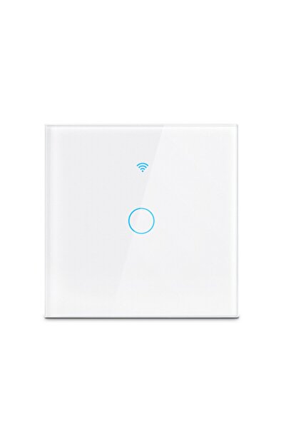 Choice8 EU white one Work with Tuya WIFI Smart Home Switch Light Wall US/EU G...