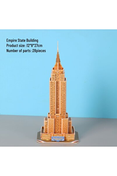 choice2 لعبة أحجية ثلاثية الأبعاد لمبنى إمباير ستيت الشهير عالميًا، نموذج فسي...
