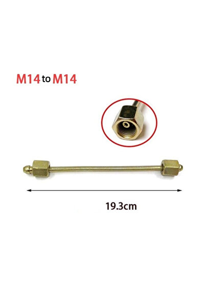 Choice3 14 to 14 【M】High Pressure Diesel Pipe Fuel Delivery Oil Tube For S60h...