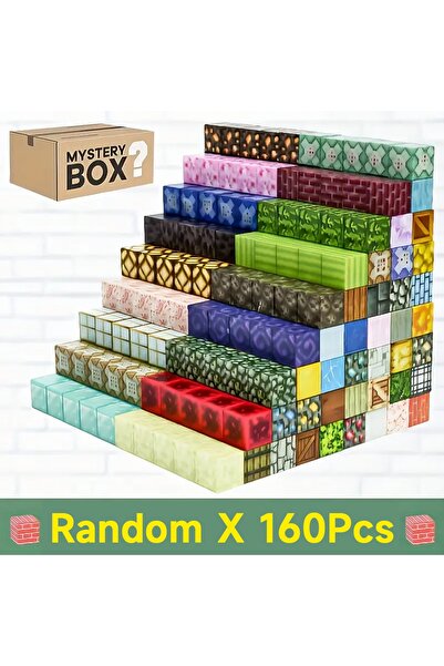 Choice1 مجموعة عشوائية من 160 قطعة من مكعبات البناء المغناطيسية، لعبة تركيب ث...