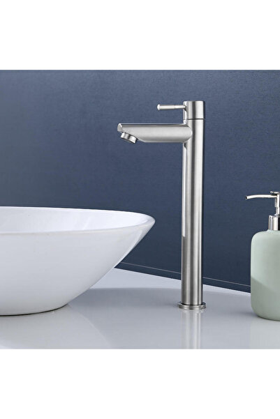 Choice1 صنبور حوض غسيل من الفولاذ المقاوم للصدأ المصقول. صنبور ماء بارد مفرد ...