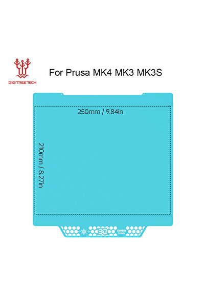 Choice14 2PCS 250x210mm Glacier BIQU Panda Build Plate CryoGrip Pro Coating N...