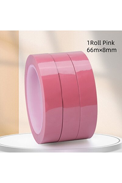 choice2 شريط لاصق لتحديد هوية الأسنان، وردي اللون، 9 ألوان، لفة واحدة، 66 متر...