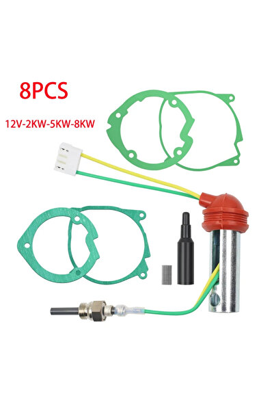 choice2 E Car Air Diesel Gasket Ceramic Glow Plug Kit For 12V 2KW 5KW 8KW Chi...