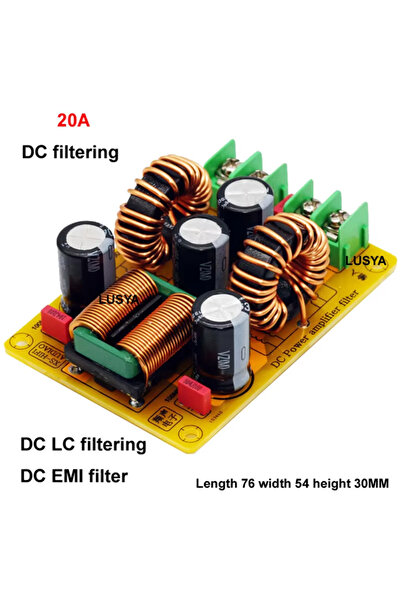 Choice3 20A 2A 4A 10A 20A DC LC EMI Filter Low Pass EMC HiFi Audio High Frequ...