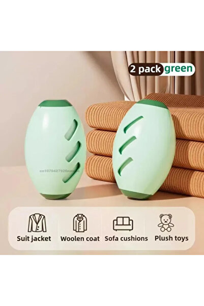 Choice3 2PCS-Green Reusable Lint Roller High-Quality Washable & Portable Stro...