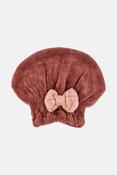 Muy Mucho Haoda Microfiber Hair Drying Cap, Faded Red