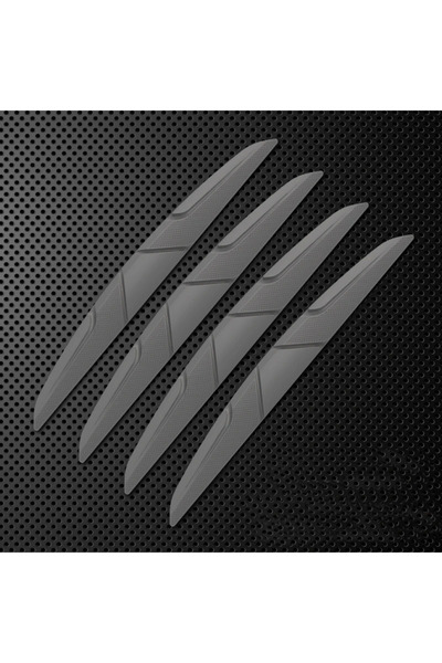 Choice Gray 4PCS Silicone Car Door Protector - 14.8X1.6CM Anti-Collision Bar ...
