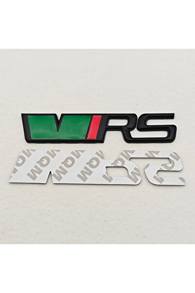 Choice3 Sticker Green Black 3D Metal Logo VRS Sticker Letters Emblem Car Fron...